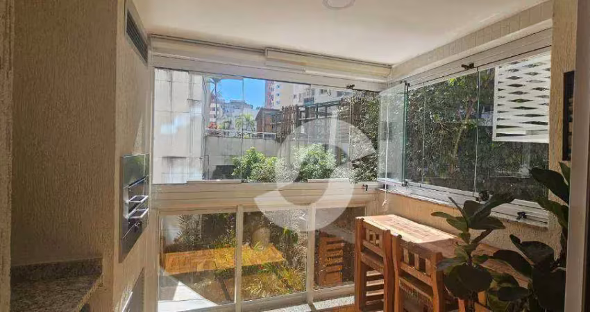 Apartamento à venda, 88 m² por r$ 880.000,00 - santa rosa - niterói/rj
