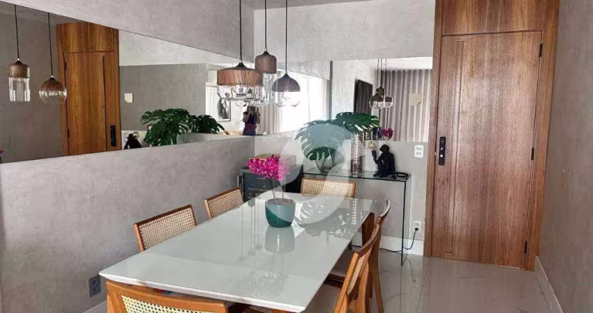 Apartamento com 3 dormitórios à venda, 169 m² por r$ 1.100.000 - icaraí - niterói/rj