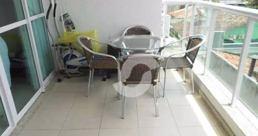 Apartamento com 2 dormitórios à venda, 75 m² por r$ 550.000,00 - itaipu - niterói/rj