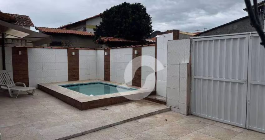 Casa com 2 dormitórios à venda, 70 m² por r$ 445.000,00 - barroco (itaipuaçu) - maricá/rj