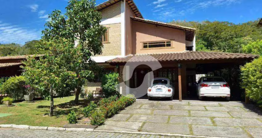 Casa com 4 dormitórios à venda, 230 m² por r$ 1.200.000 - itaipu - niterói/rj