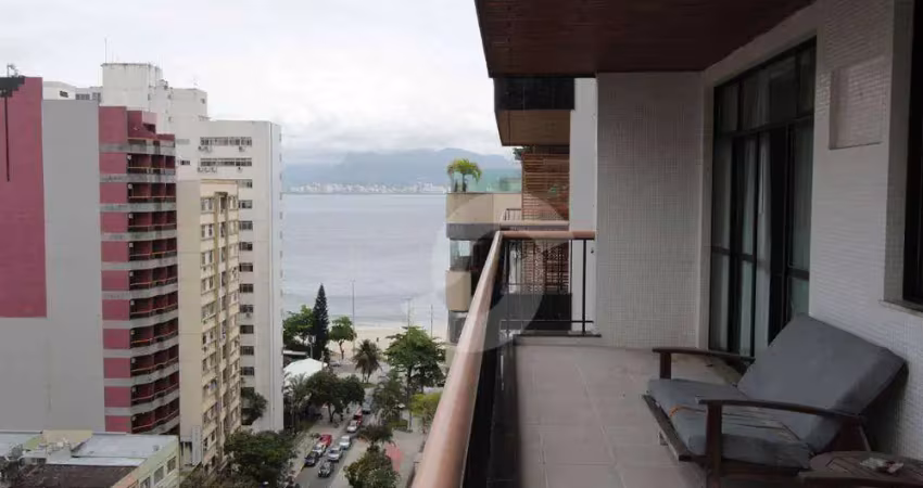 Apartamento com 3 dormitórios à venda, 132 m² por r$ 1.500.000,00 - icaraí - niterói/rj
