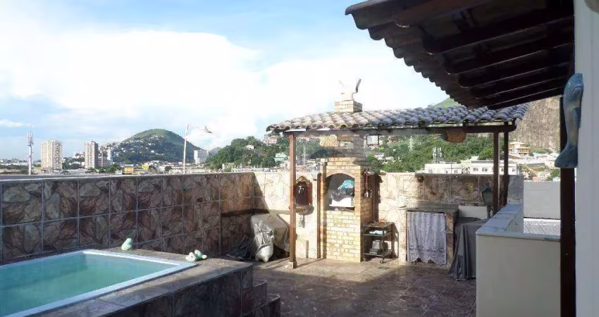 Cobertura à venda, 152 m² por r$ 760.000,00 - centro - niterói/rj