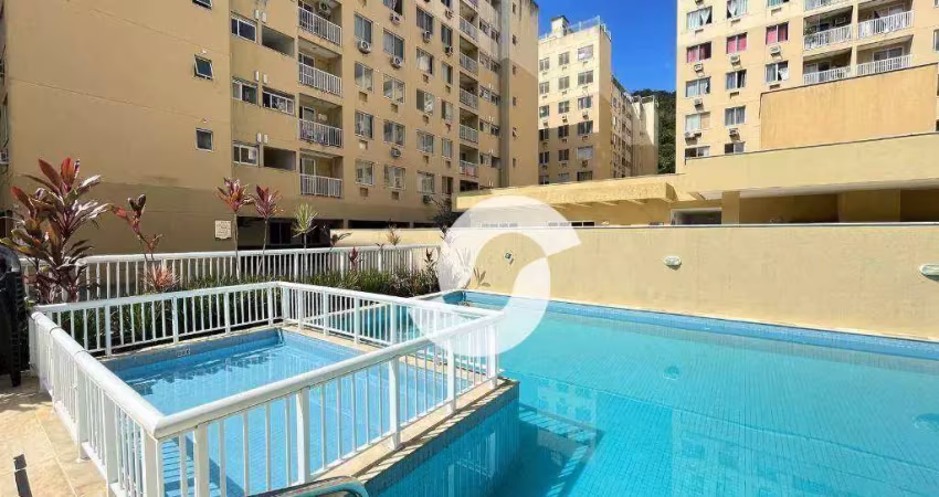 Oportunidade! apartamento com 2 dormitórios à venda, 60 m² por r$ 290.000 - piratininga - niterói/rj