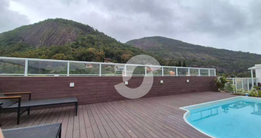 Flat com 1 dormitório à venda, 37 m² por r$ 450.000,00 - itaipu - niterói/rj