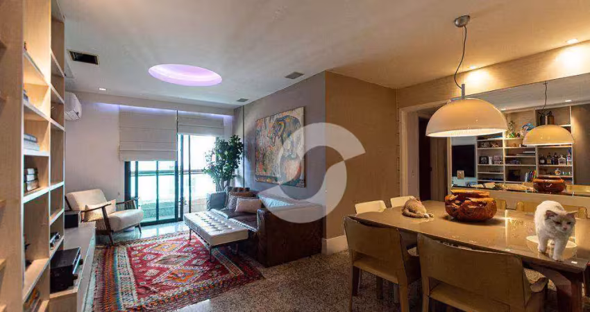 Apartamento com 2 dormitórios à venda, 88 m² por r$ 850.000,00 - charitas - niterói/rj