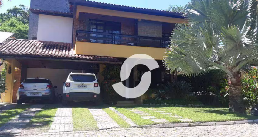 Casa com 4 dormitórios à venda, 360 m² por r$ 2.500.000,00 - itaipu - niterói/rj