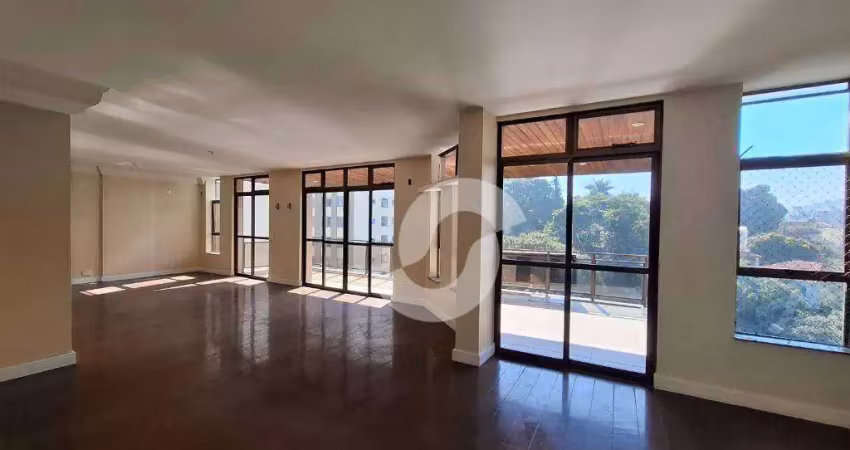 Apartamento com 4 dormitórios à venda, 300 m² por r$ 1.500.000,00 - icaraí - niterói/rj
