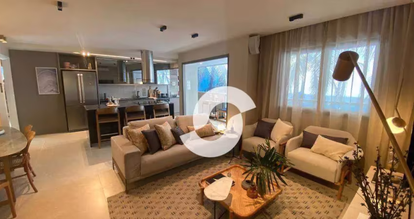 Apartamento home boutique, melhor coluna 3 quartos, vista livre, 2 vagas