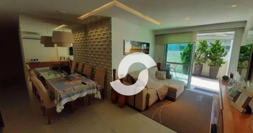 Cobertura com 3 dormitórios à venda, 142 m² por r$ 1.380.000,00 - são francisco - niterói/rj