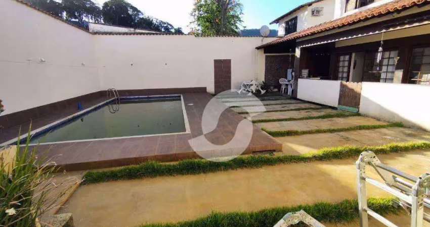 Casa com 4 dormitórios à venda, 263 m² por r$ 820.000,00 - serra grande - niterói/rj