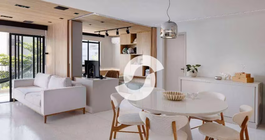Apartamento com 3 dormitórios à venda, 122 m² por r$ 1.650.000,00 - jardim icaraí - niterói/rj