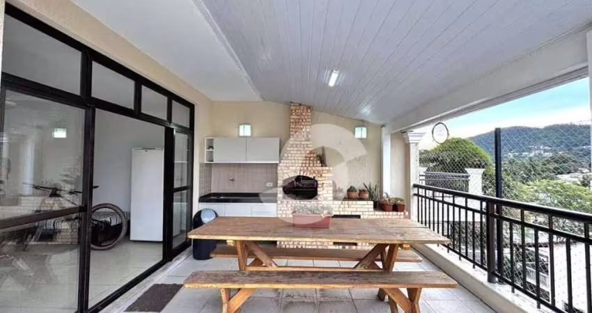 Cobertura com 4 dormitórios à venda, 252 m² por r$ 1.399.000,00 - itaipu - niterói/rj