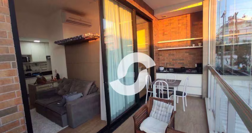 Apartamento com 1 dormitório à venda, 41 m² por r$ 540.000,00 - piratininga - niterói/rj