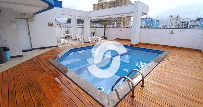 Icaraí, junto ao Polo Gastronômico e aos melhores Colégios. Excelente 2 qts c/suíte, varanda, 1 vaga e Lazer c/piscina. Venha conferir!