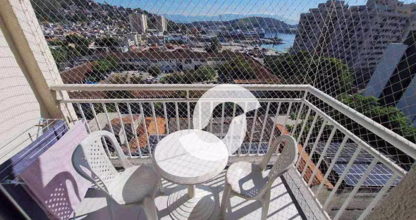 Apartamento com 2 dormitórios à venda, 55 m² por r$ 360.000,00 - centro - niterói/rj