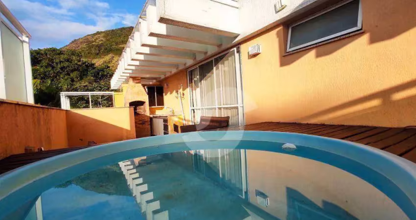 Cobertura com 3 dormitórios à venda, 193 m² por R$ 990.000,00 - Itacoatiara - Niterói/RJ