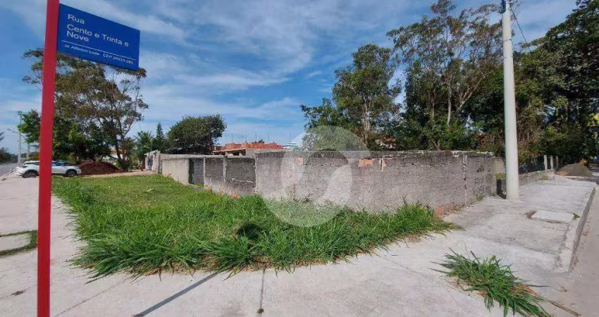 Terreno à venda, 478 m² por r$ 300.000,00 - itaipuaçu - maricá/rj