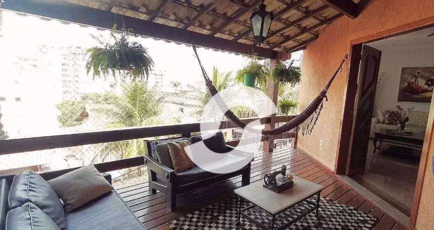 Casa com 3 dormitórios à venda, 380 m² por r$ 1.350.000,00 - santa rosa - niterói/rj