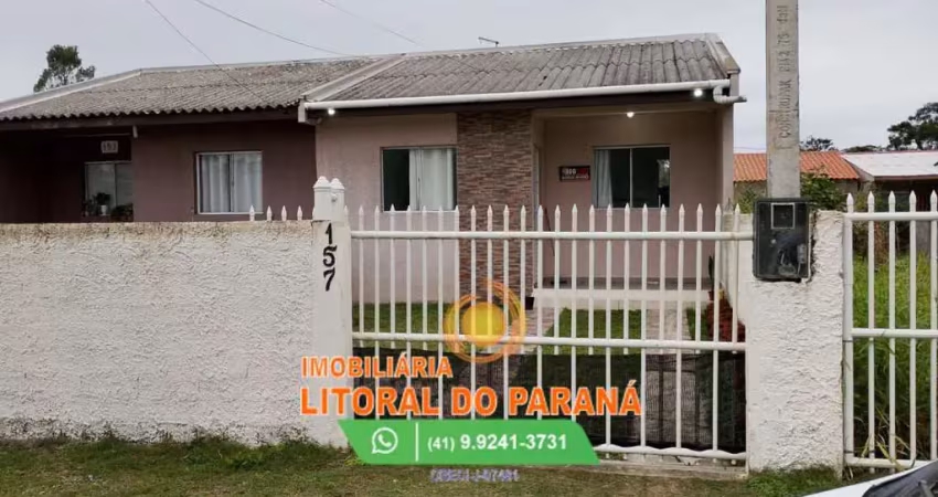 Casa padrão 2 dormitórios jardim esperança praia de leste pontal do parana