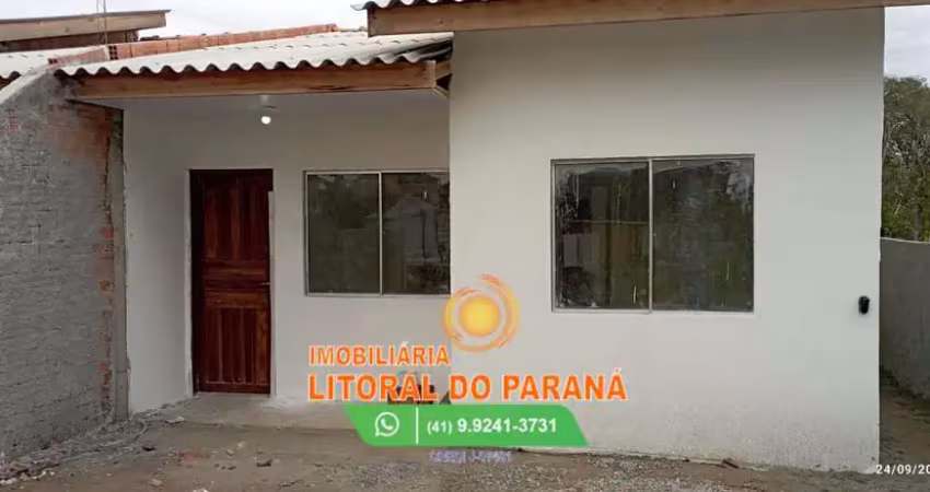 Casa geminada 2 quartos à venda - balneário carmery - pontal do paraná/pr