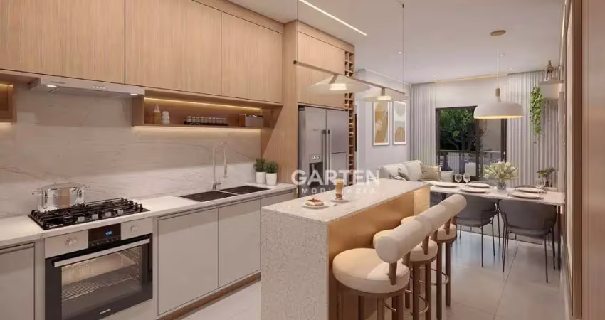 Apartamento garden com 2 dormitórios à venda, 61 m² por r$ 629.100 - balneário riviera - matinhos/pr
