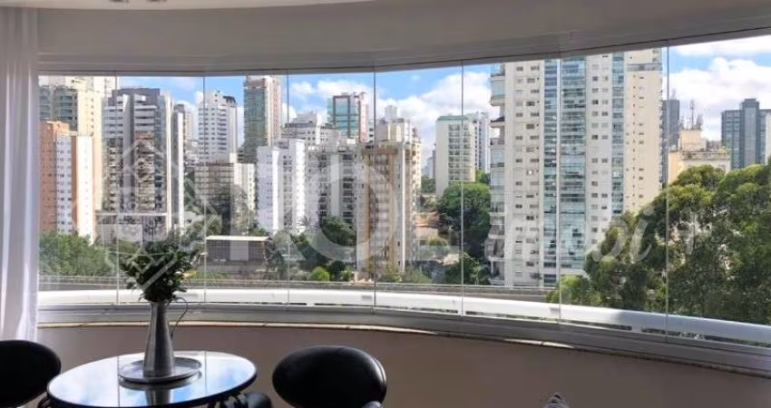 Apartamento para venda ou aluguel, 2 dormitórios suíte, 116m2, 3 vagas - Brooklin / SP.  vista panorâmica, ótima privacidade.