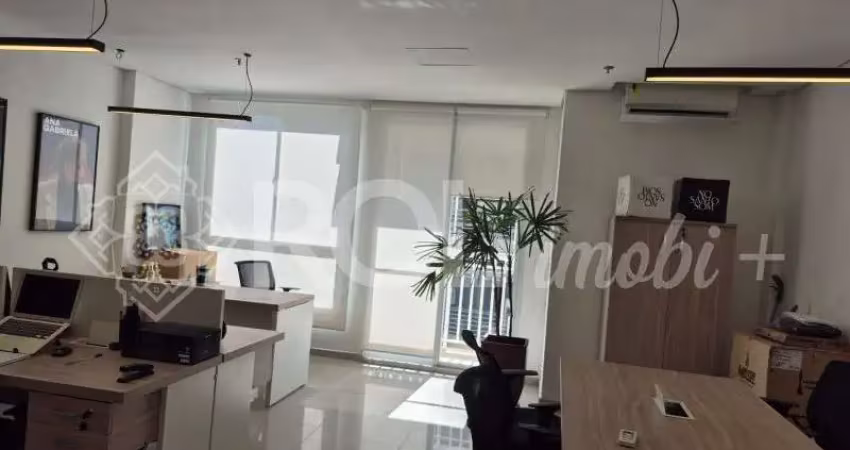 Conjunto comercial 42 m² -  vão livre com varanda - 1 vaga - metrô faria lima - locação