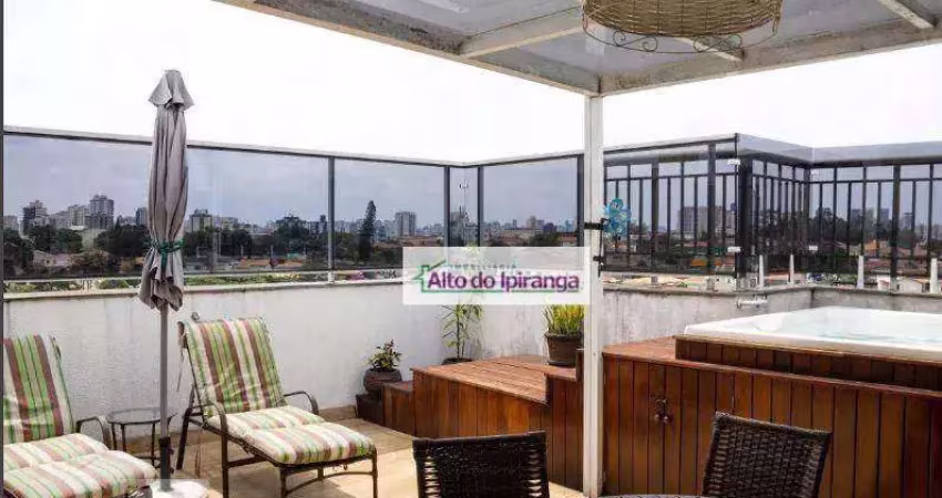 Cobertura com 4 dormitórios à venda, 160 m² por r$ 1.500.000,00 - jardim da saúde - são paulo/sp