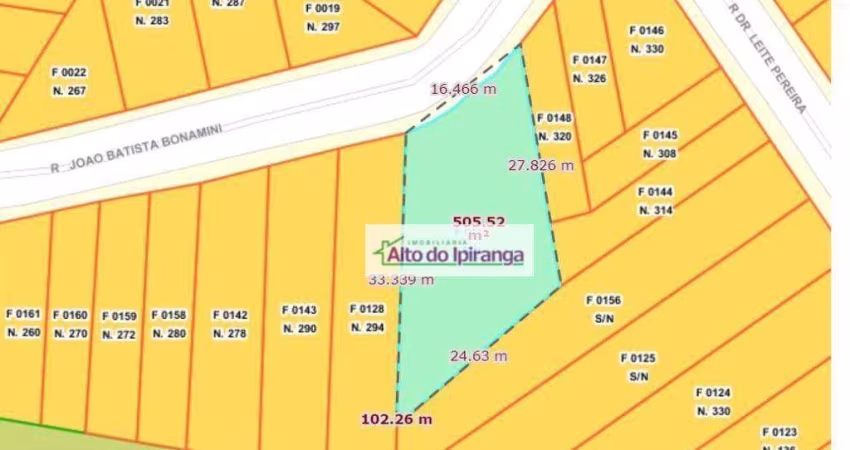 Terreno, 478 m² - venda  ou aluguel  - Vila Brasílio Machado - São Paulo/SP