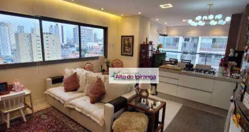 Apartamento com 2 dormitórios à venda, 74 m² por r$ 1.100.000,00 - alto do ipiranga - são paulo/sp