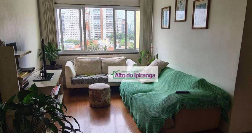 Apartamento com 2 dormitórios à venda, 74 m² por R$ 530.000,00 - Mirandópolis - São Paulo/SP