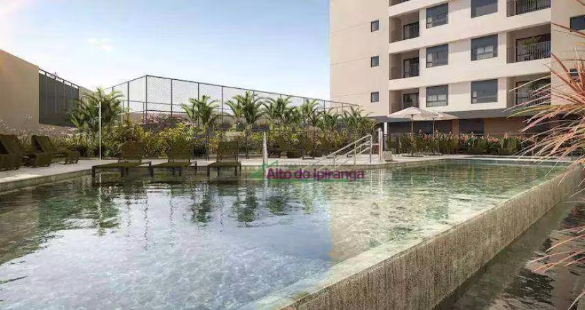 Apartamento com 1 dormitório à venda, 35 m² por R$ 450.711,52 - Mirandópolis - São Paulo/SP