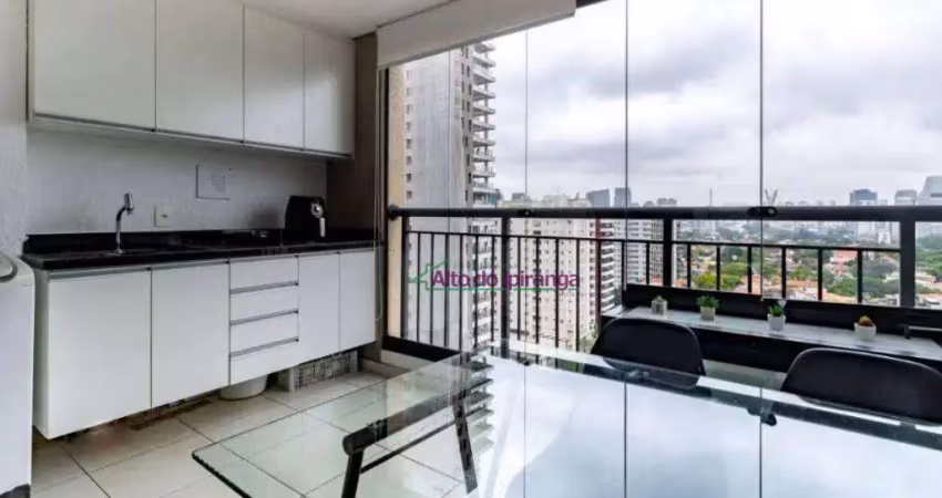 Apartamento com 1 dormitório à venda, 36 m² por r$ 649.000,00 - brooklin - são paulo/sp