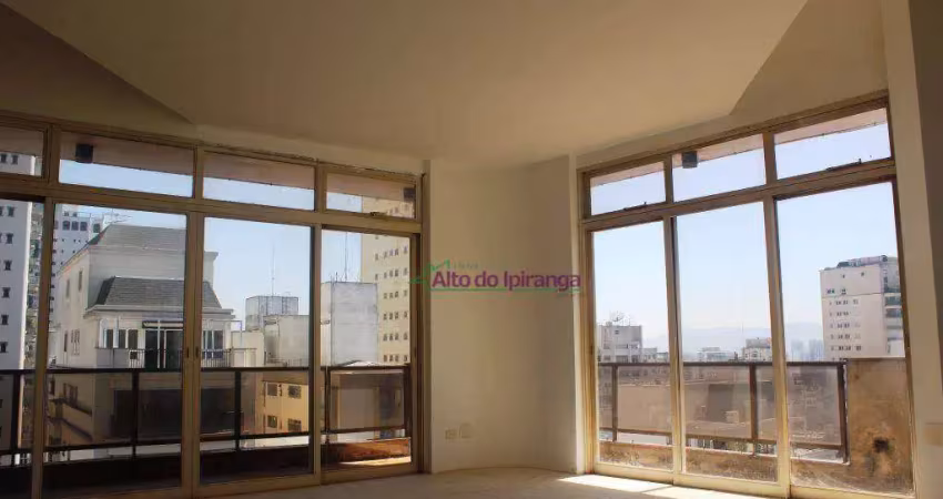 Cobertura triplex com 4 dormitórios à venda, 642 m² por r$ 6.500.000 - santa cecília - são paulo/sp