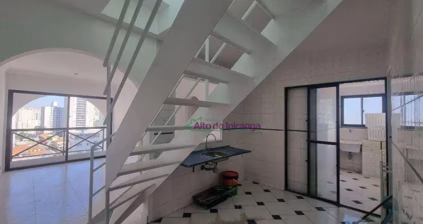 Cobertura com 2 dormitórios à venda, 108 m² por r$ 950.000,00 - vila gumercindo - são paulo/sp