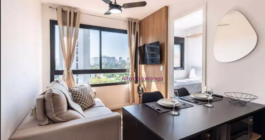 Apartamento com 2 dormitórios à venda, 33 m² por r$ 900.000,00 - moema - são paulo/sp