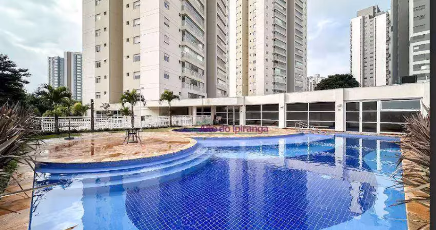 Apartamento com 3 dormitórios à venda, 127 m² por r$ 1.550.000,00 - bosque da saúde - são paulo/sp