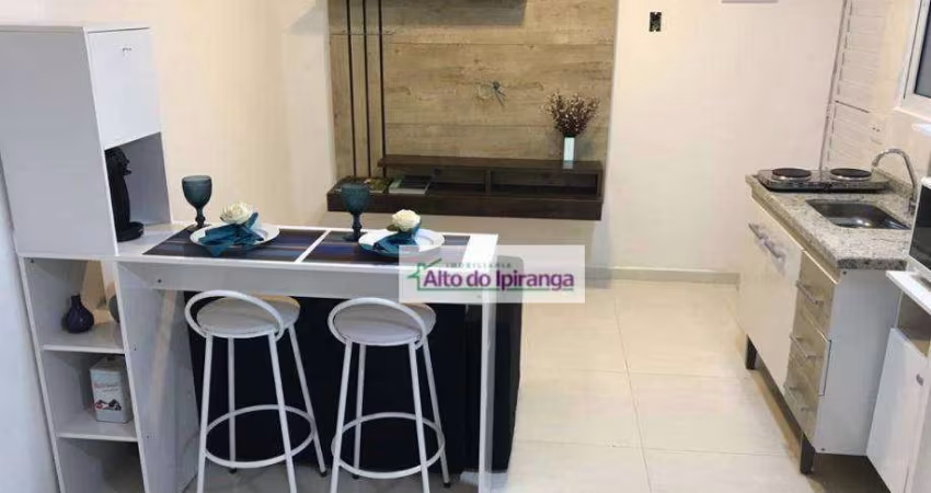 Studio com 1 dormitório para alugar, 38 m² por R$ 2.232,00/mês - Ipiranga - São Paulo/SP