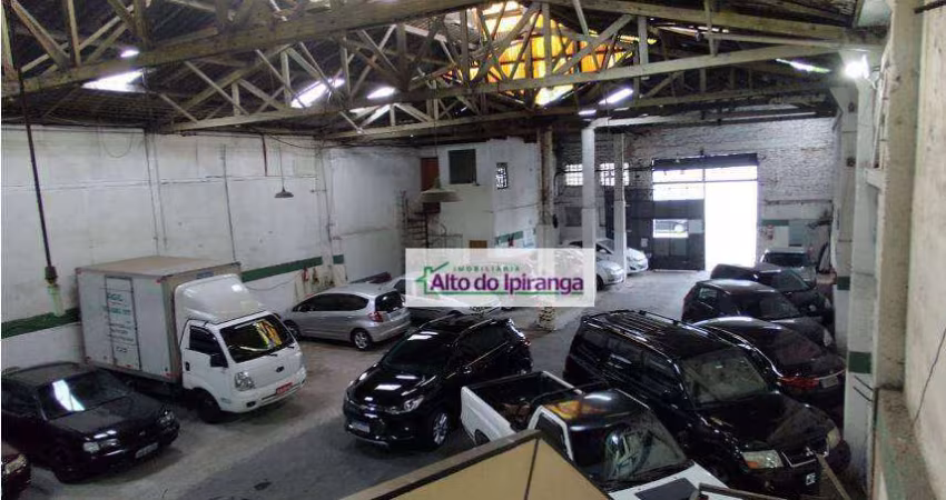 Galpão, 880 m² - venda por R$ 6.200.000,00 ou aluguel por R$ 34.600,00/mês - Ipiranga - São Paulo/SP