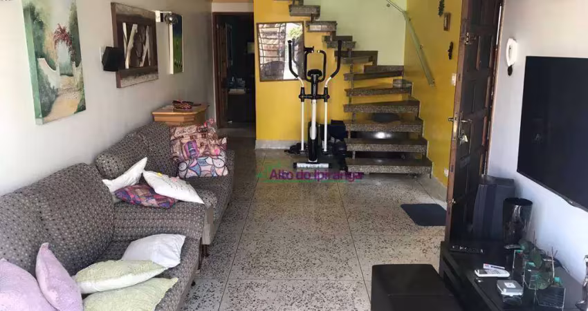 Sobrado com 3 dormitórios à venda, 200 m² por r$ 850.000,00 - bosque da saúde - são paulo/sp