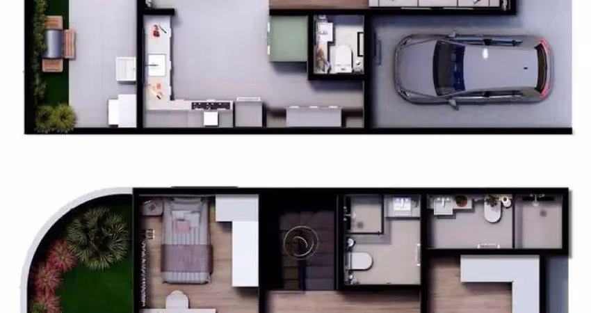 Casa em condomínio fechado com 3 quartos à venda na Rua Mato Grosso, 1536, Portão, Curitiba