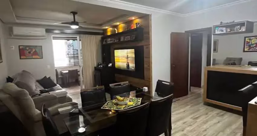 Apartamento com 1 suíte + 2 dormitórios, sacada com churrasqueira, no anita garibaldi