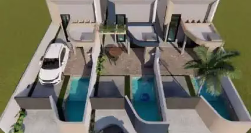 Casa com 2 dormitórios à venda, 71 m² por R$ 270.000,00 - Carapibus - Conde/PB