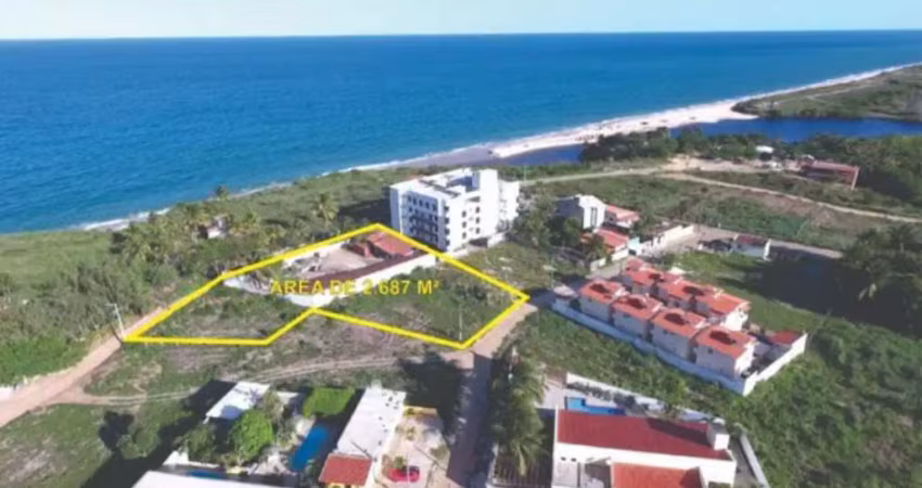 Terreno à venda, 2687 m² por r$ 1.350.000,00 - tambaba - pitimbú/pb