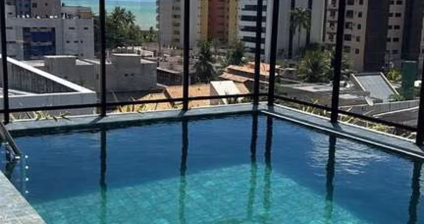 Apartamento com 1 dormitório à venda, 24 m² por R$ 310.000 - Intermares - Cabedelo/PB