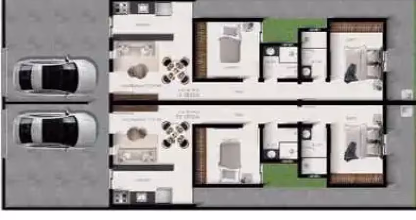 Casa com 2 dormitórios à venda por R$ 210.000 - Paratibe - João Pessoa/PB