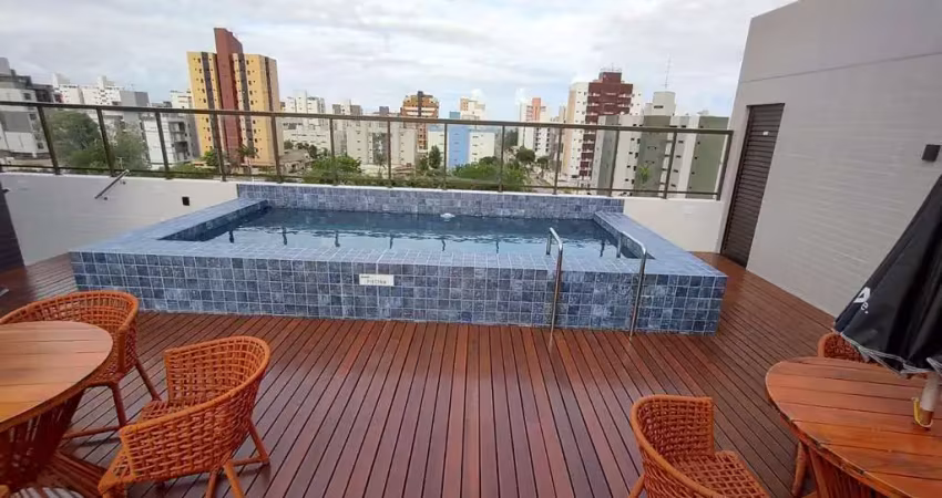 Flat com 1 dormitório à venda, 23 m² por r$ 230.000,00 - intermares - cabedelo/pb