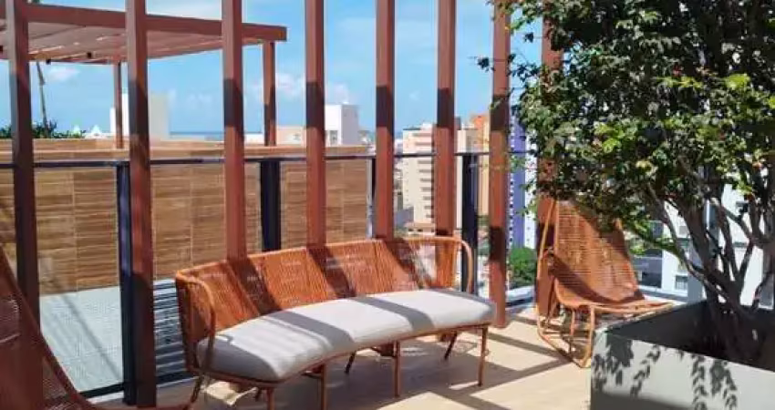 Apartamento com 1 dormitório à venda, 35 m² por r$ 409.990.000 - manaíra - joão pessoa/pb