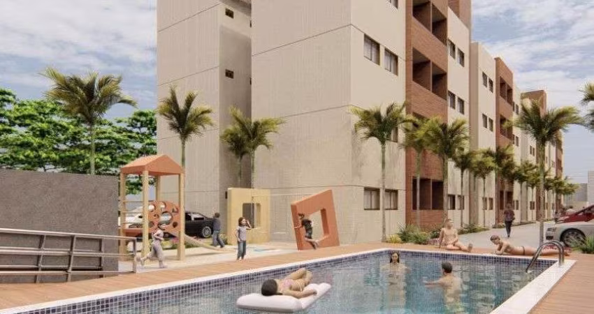 Apartamento com 2 dormitórios à venda por R$ 129.900,00 - Gramame - João Pessoa/PB